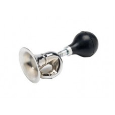 Inline Bicycle Bugle Horn Chrome With Black Bulb - B000YYYP30